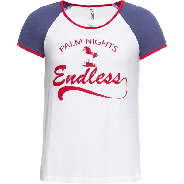 t-shirts bonprix blanc imprimé