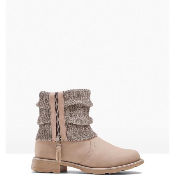 bottines bonprix blanc