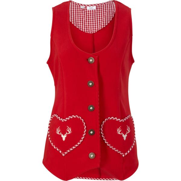 gilets sans manche bonprix rouge