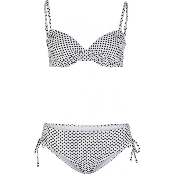 maillot de bain 2 pièces bonprix blanc