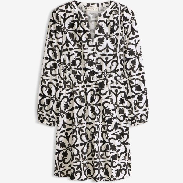 robes bonprix blanc imprimé