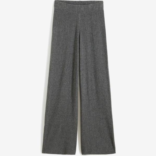 pantalon large en bas bonprix gris