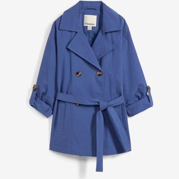 imperméable bonprix bleu