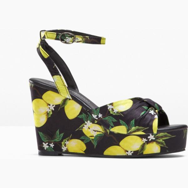 chaussures à semelle compensée bonprix noir