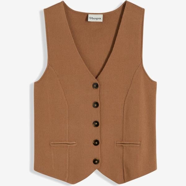 pulls bonprix marron