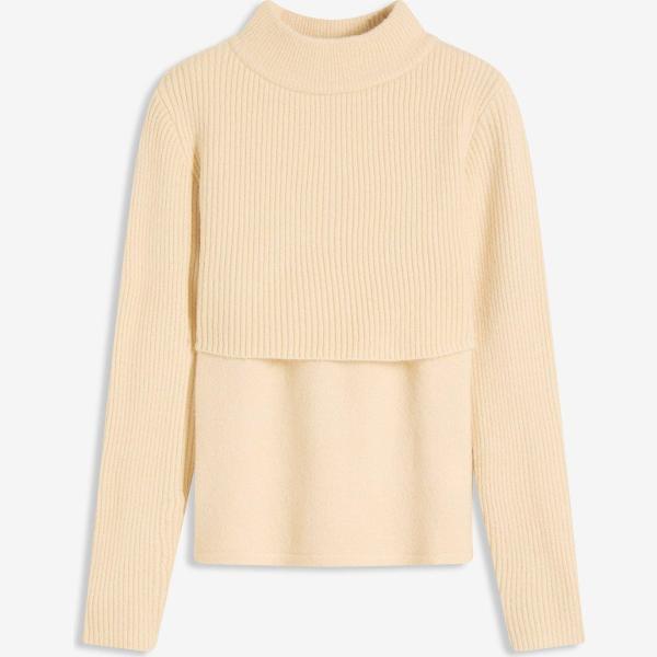 pulls bonprix blanc