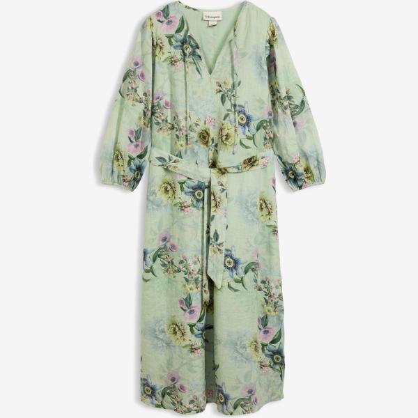 Robe longue femme vert clair long bonprix