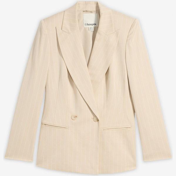 blazers bonprix blanc à rayures