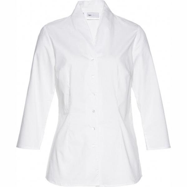 robes chemisier bonprix blanc