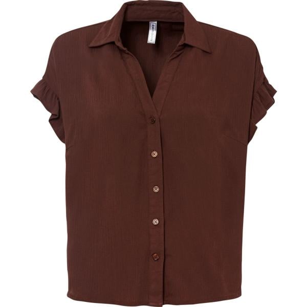 chemises à manches courtes bonprix marron