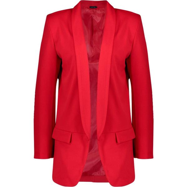 blazers Boohoo rouge