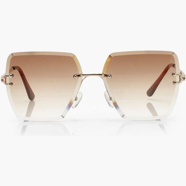 lunettes de soleil Boohoo blanc