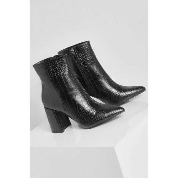 bottines Boohoo noir