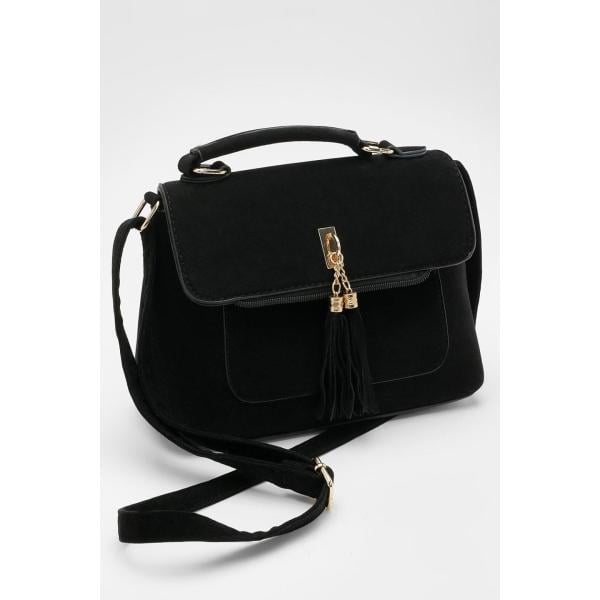 sacs en bandoulière Boohoo noir