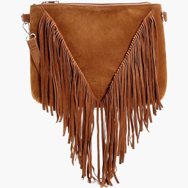 sacs en bandoulière Boohoo marron