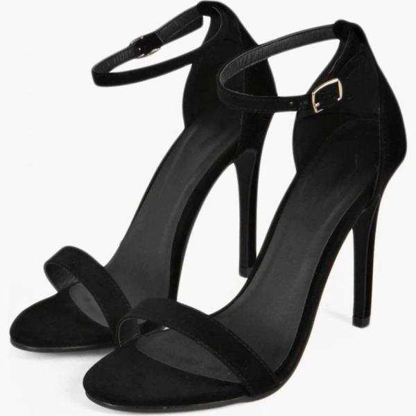 Sandales, sabots, mules et tongs tendance Boohoo noir