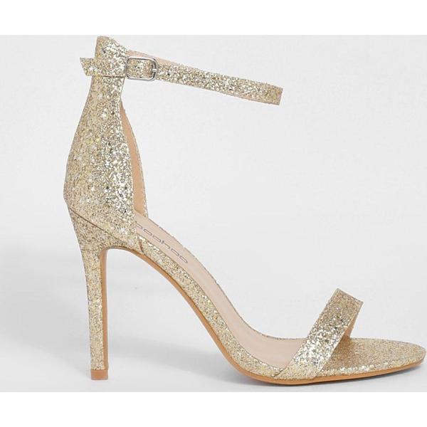 sandales à talon Boohoo jaune