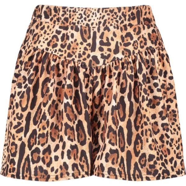short Boohoo marron animalier