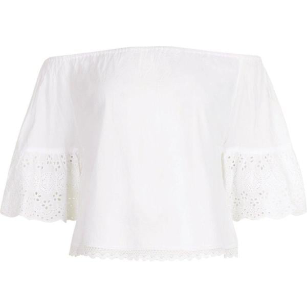hauts Boohoo blanc