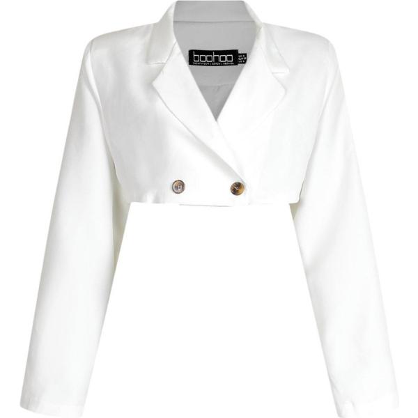 blazers Boohoo blanc