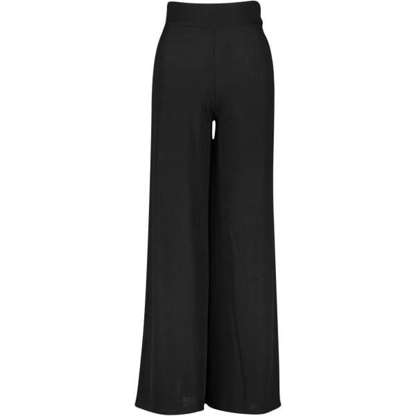 pantalon large en bas Boohoo noir