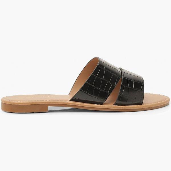 mules Boohoo blanc