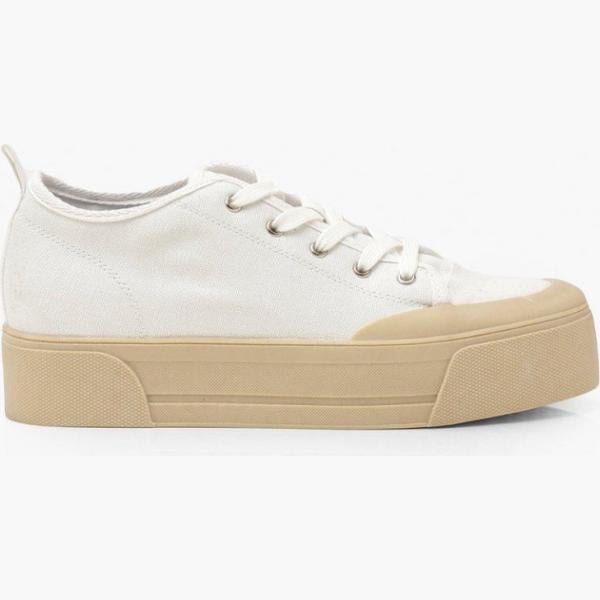 Sneakers Boohoo blanc