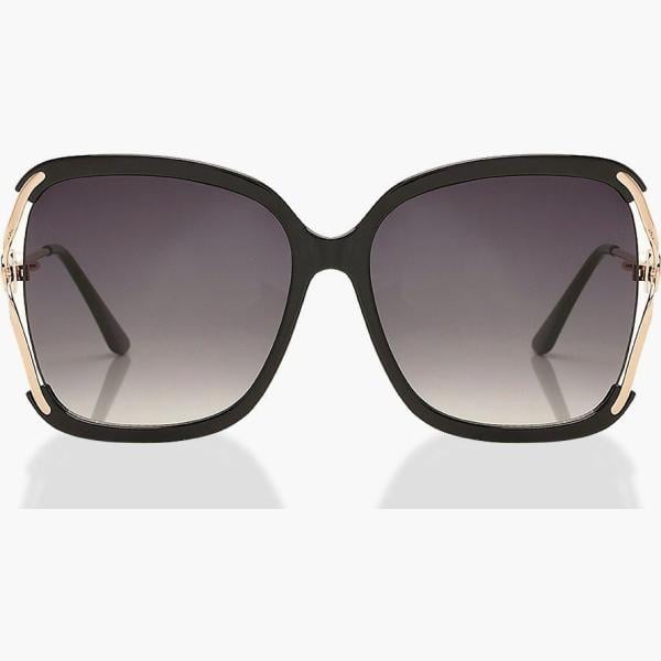 lunettes de soleil Boohoo gris