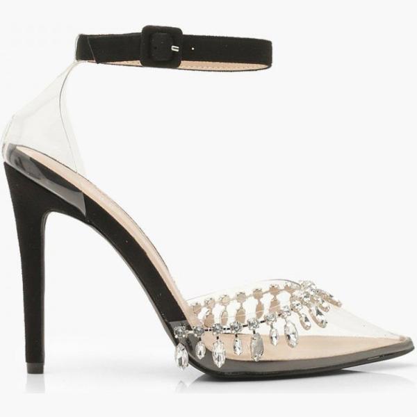 Chaussures à talons Boohoo noir