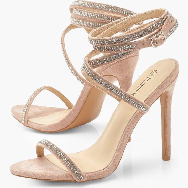 sandales à talon Boohoo