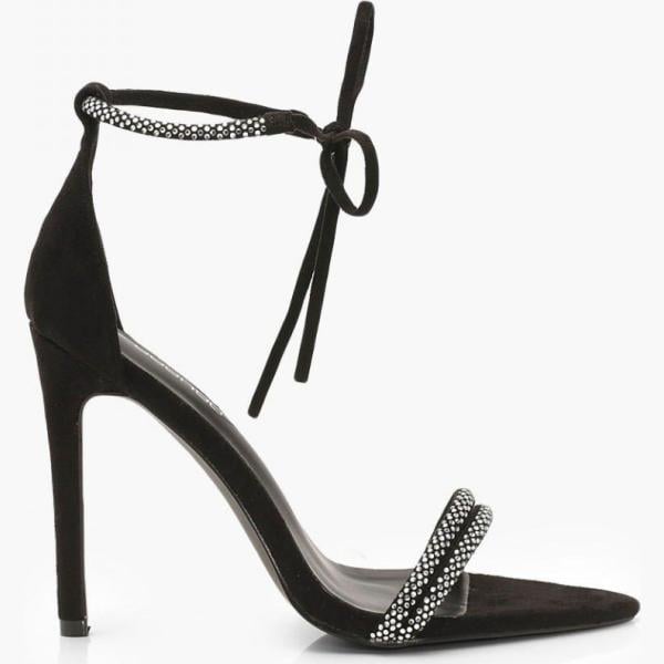 Sandales, sabots, mules et tongs tendance Boohoo noir