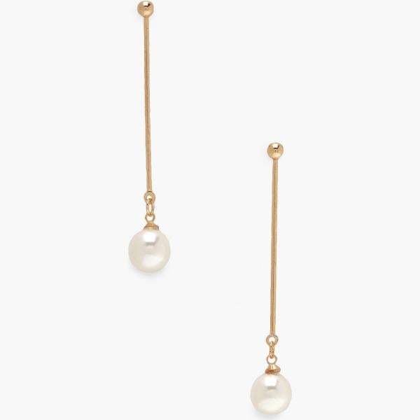 boucles doreilles Boohoo blanc