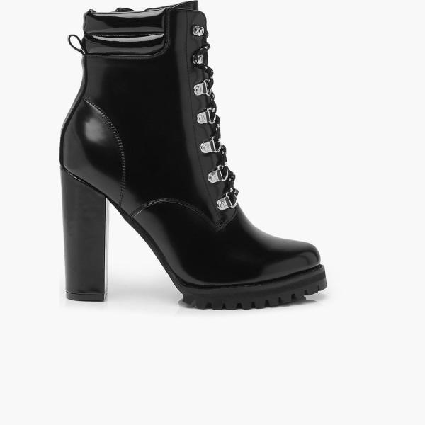 chaussures de sport Boohoo noir