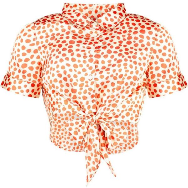 Tops et blouses Boohoo orange animalier