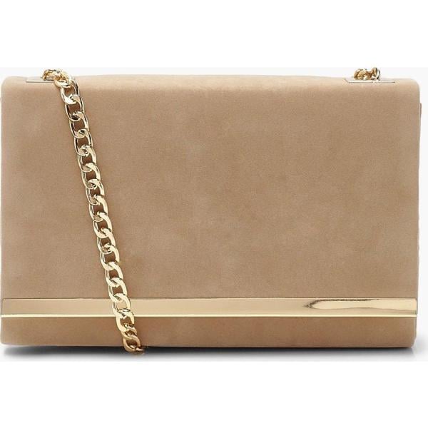 pochette Boohoo marron
