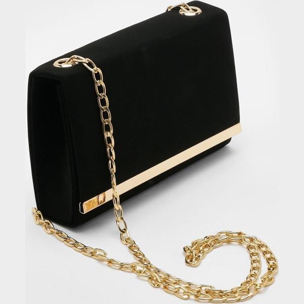 pochette Boohoo noir