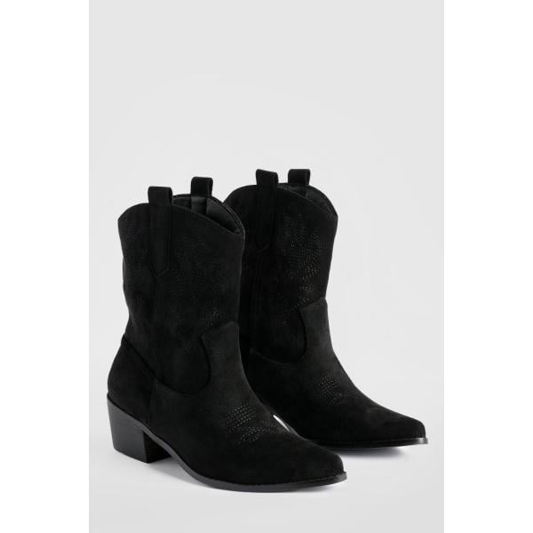 bottines Boohoo noir