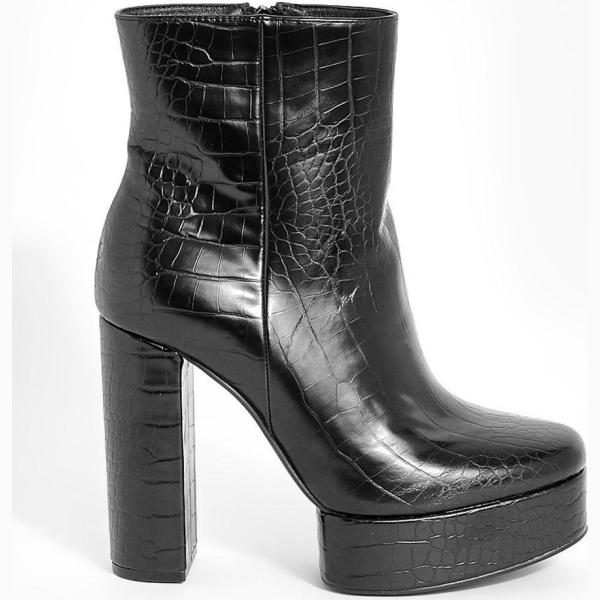 bottines Boohoo noir