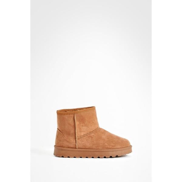 bottines Boohoo marron