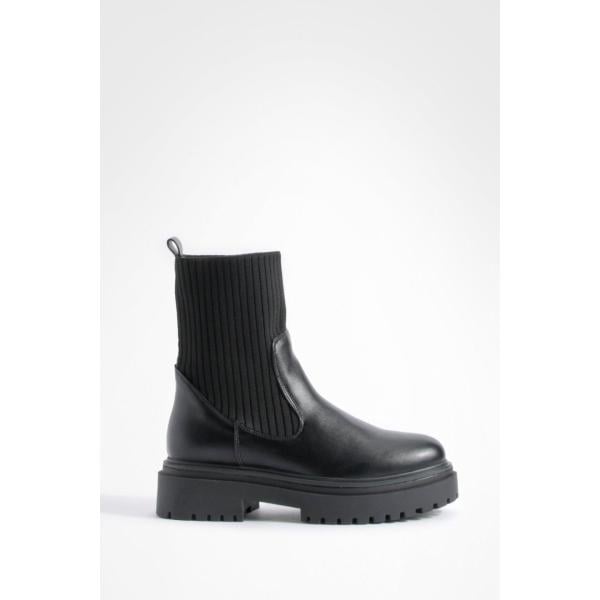 bottes Boohoo noir