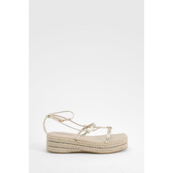 sandales Boohoo jaune
