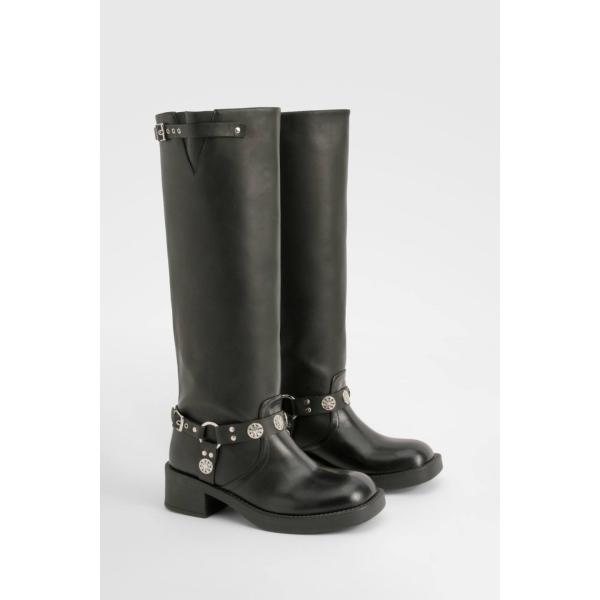 bottes Boohoo noir