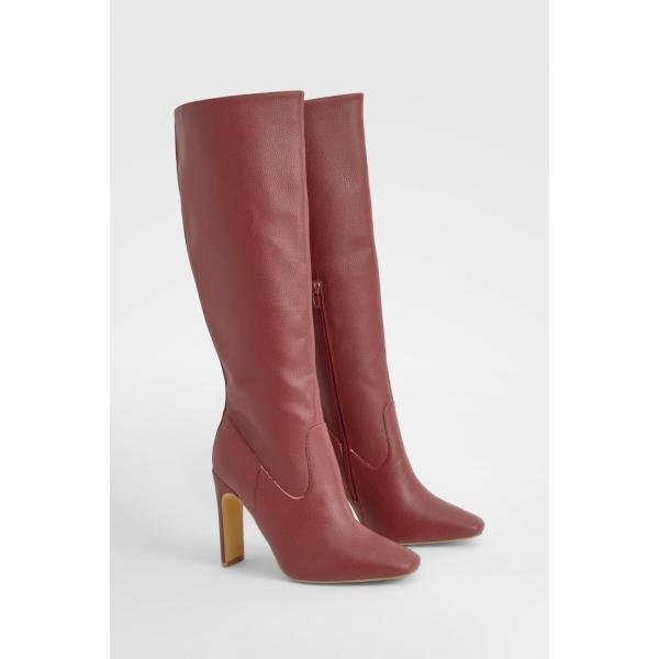 bottes Boohoo rouge
