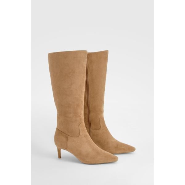 bottes Boohoo marron