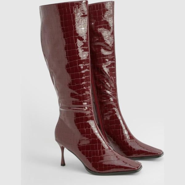 bottes Boohoo marron