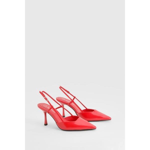 chaussures à talon Boohoo blanc