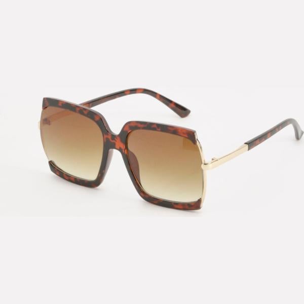 lunettes de soleil Boohoo marron