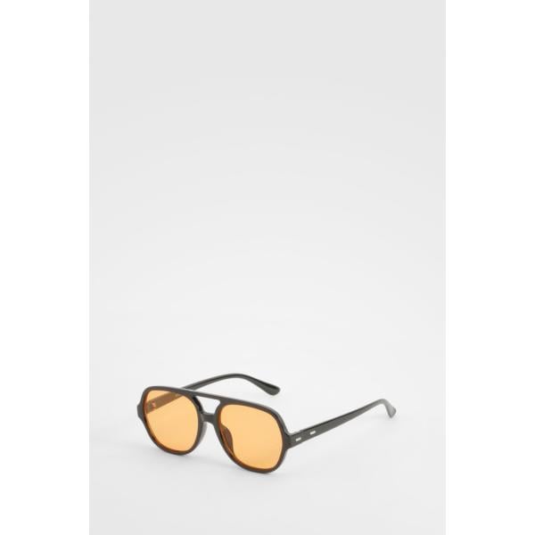 lunettes de soleil Boohoo noir