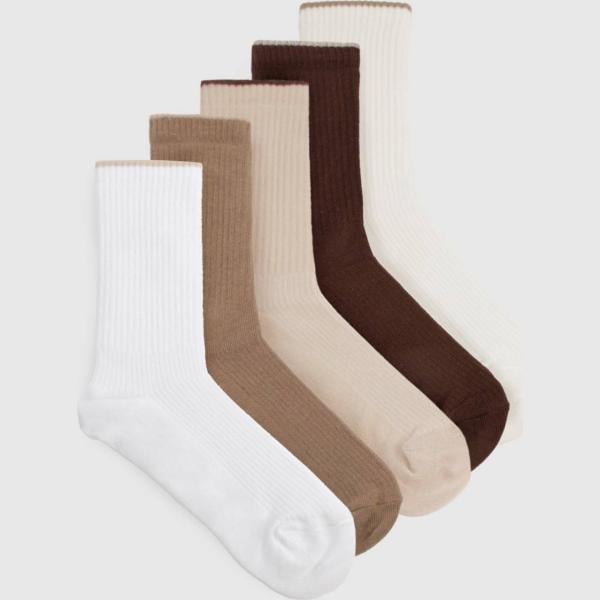 socquettes Boohoo gris