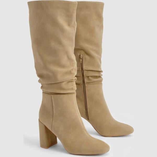 bottes Boohoo marron